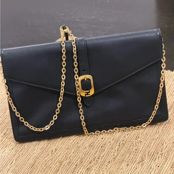 Fendi Leather Clutch - Picture 1 of 14